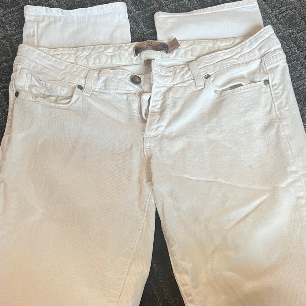 PAIGE Women's Jeans in White - Picture 2 of 2
